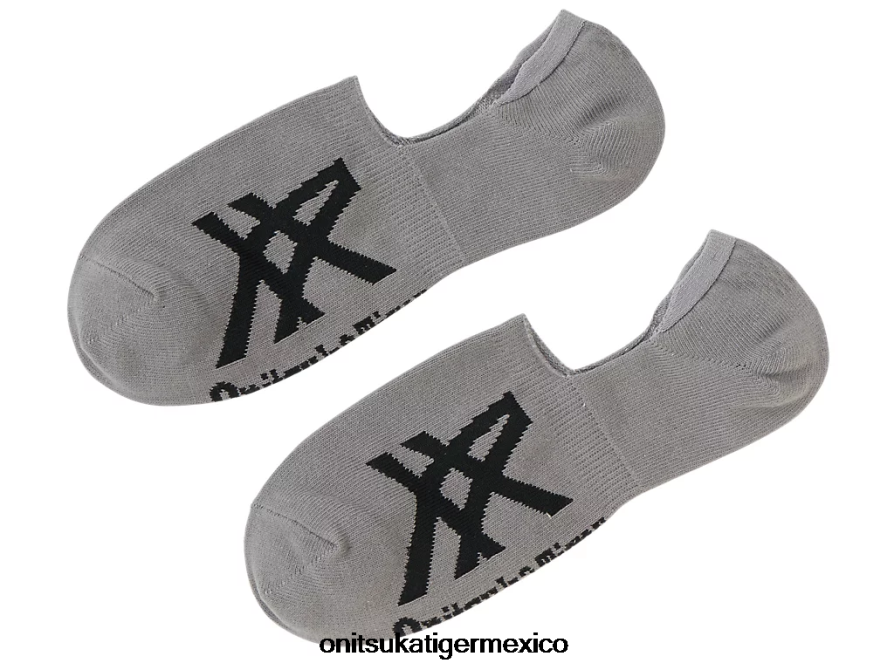 Onitsuka Tiger accesorios 4P8D6N485 gris negro unisexo calcetines invisibles