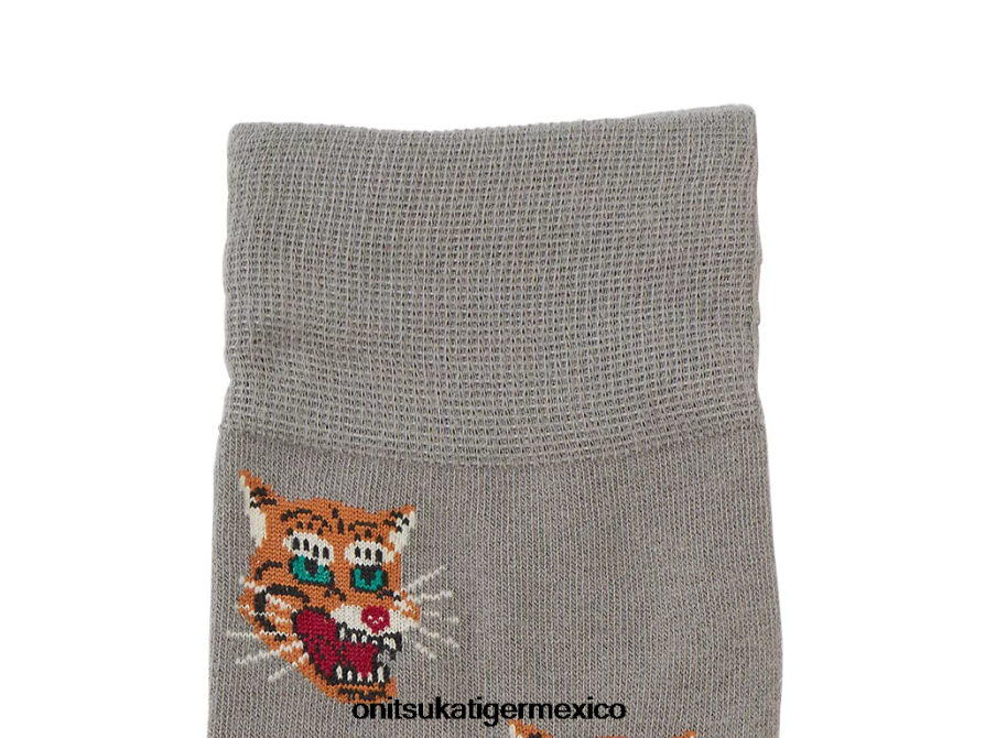 Onitsuka Tiger accesorios 4P8D6N501 cuero gris unisexo medias medias
