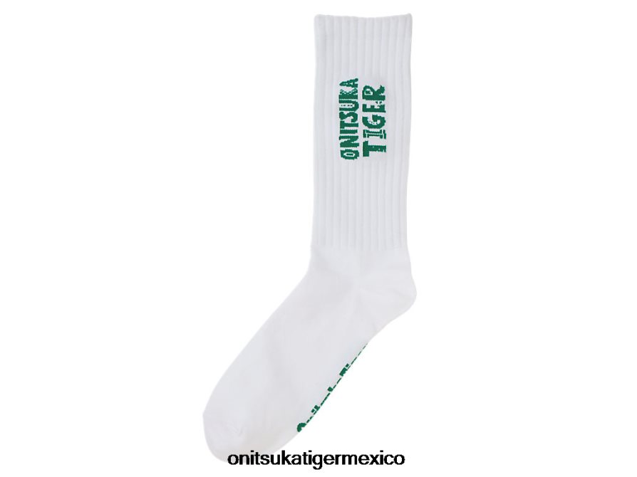 Onitsuka Tiger accesorios 4P8D6N511 blanco verde unisexo medias medias