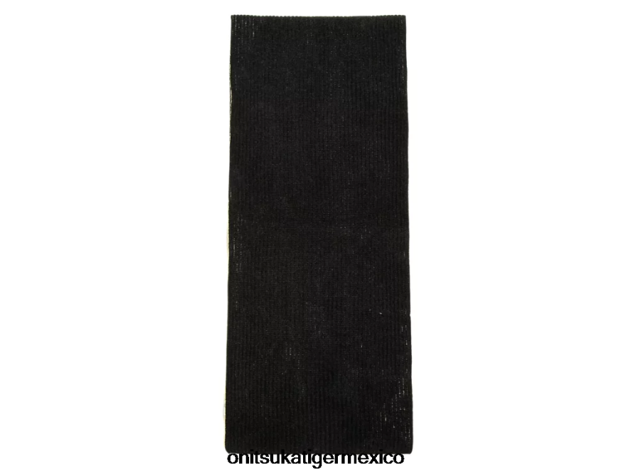 Onitsuka Tiger accesorios 4P8D6N515 negro hombres bufanda