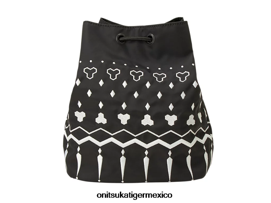 Onitsuka Tiger accesorios 4P8D6N517 negro mujer bolsa con cordón