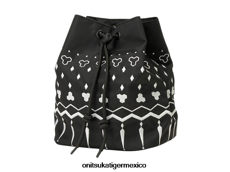 Onitsuka Tiger accesorios 4P8D6N517 negro mujer bolsa con cordón