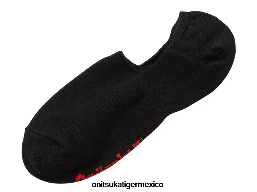 Onitsuka Tiger accesorios 4P8D6N530 negro/rojo unisexo calcetines invisibles