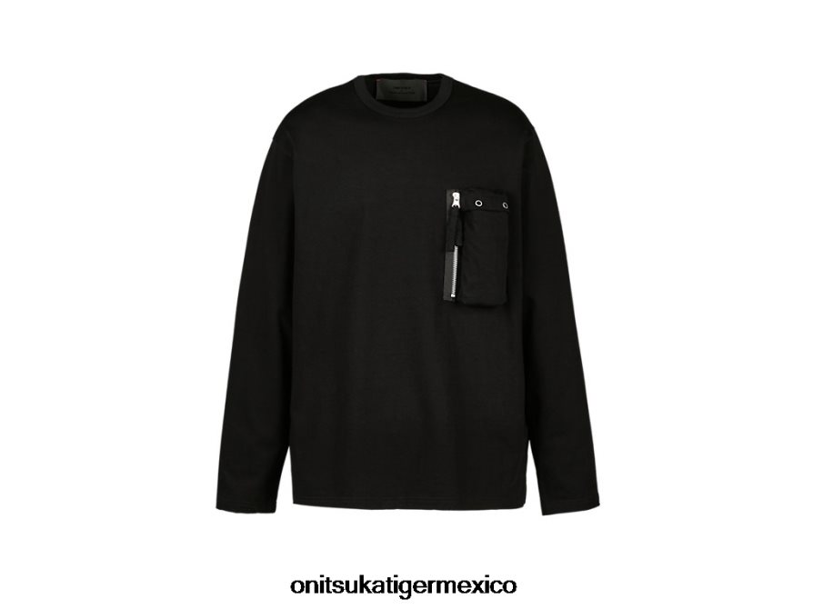 Onitsuka Tiger ropa 4P8D6N373 negro hombres es camiseta