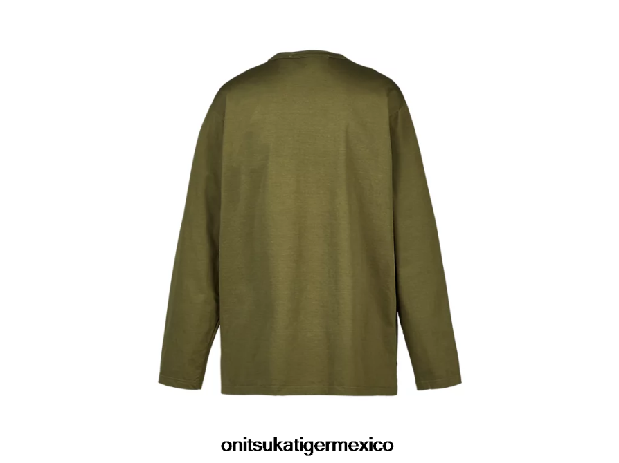Onitsuka Tiger ropa 4P8D6N375 caqui hombres es camiseta