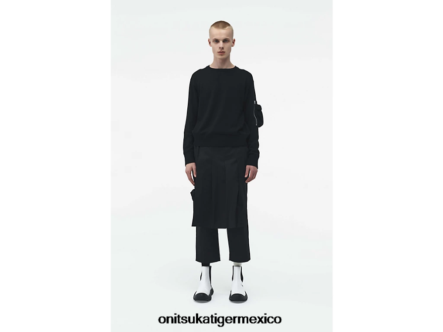 Onitsuka Tiger ropa 4P8D6N377 negro hombres pantalones