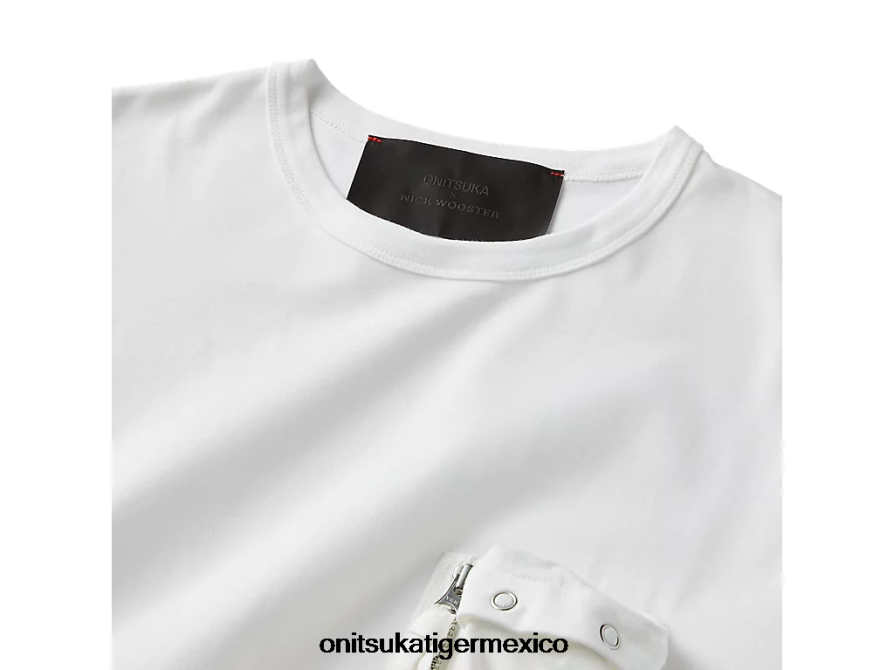 Onitsuka Tiger ropa 4P8D6N381 blanco hombres es camiseta