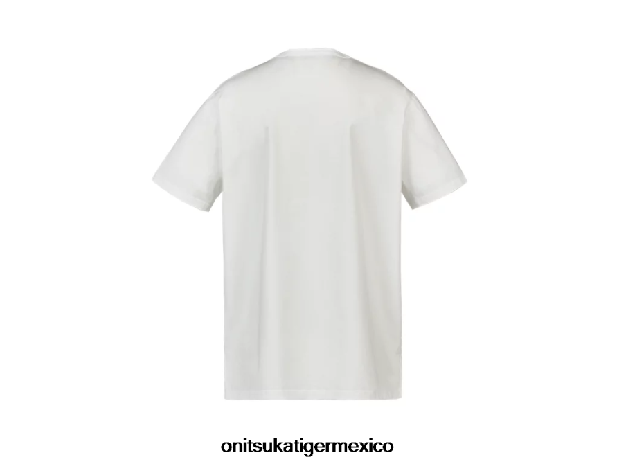 Onitsuka Tiger ropa 4P8D6N382 blanco hombres camiseta ss