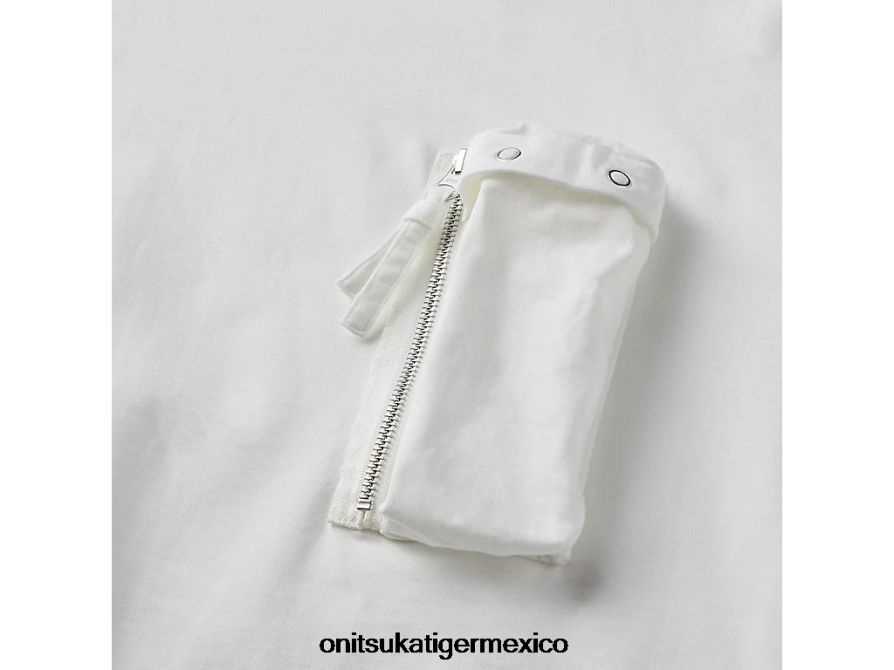 Onitsuka Tiger ropa 4P8D6N382 blanco hombres camiseta ss