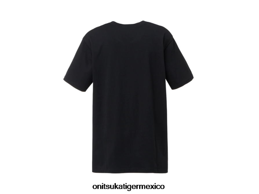 Onitsuka Tiger ropa 4P8D6N384 negro/rojo unisexo camiseta con logo