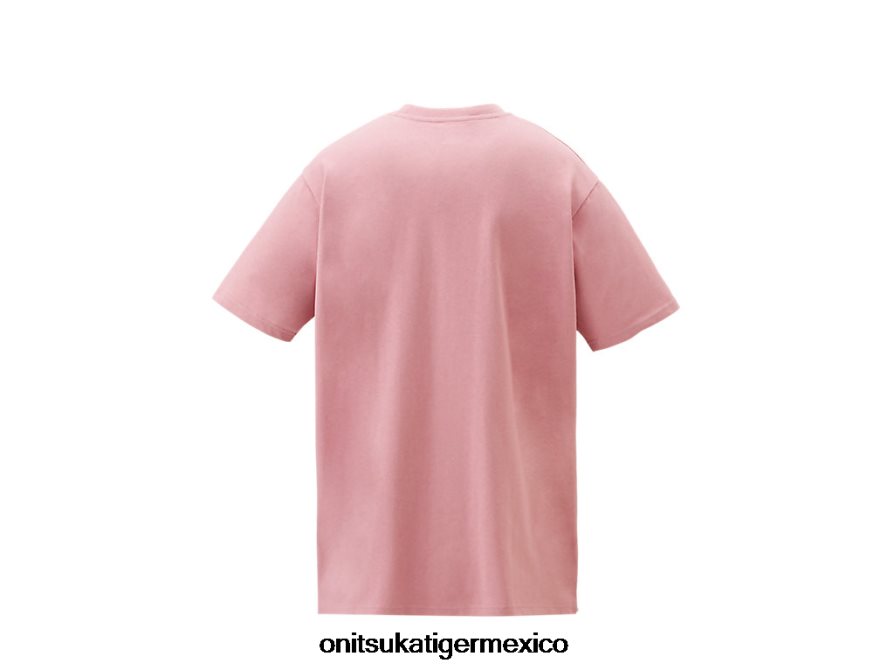 Onitsuka Tiger ropa 4P8D6N391 Rosa claro unisexo camiseta gráfica