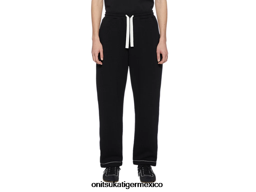 Onitsuka Tiger ropa 4P8D6N393 negro hombres pantalones