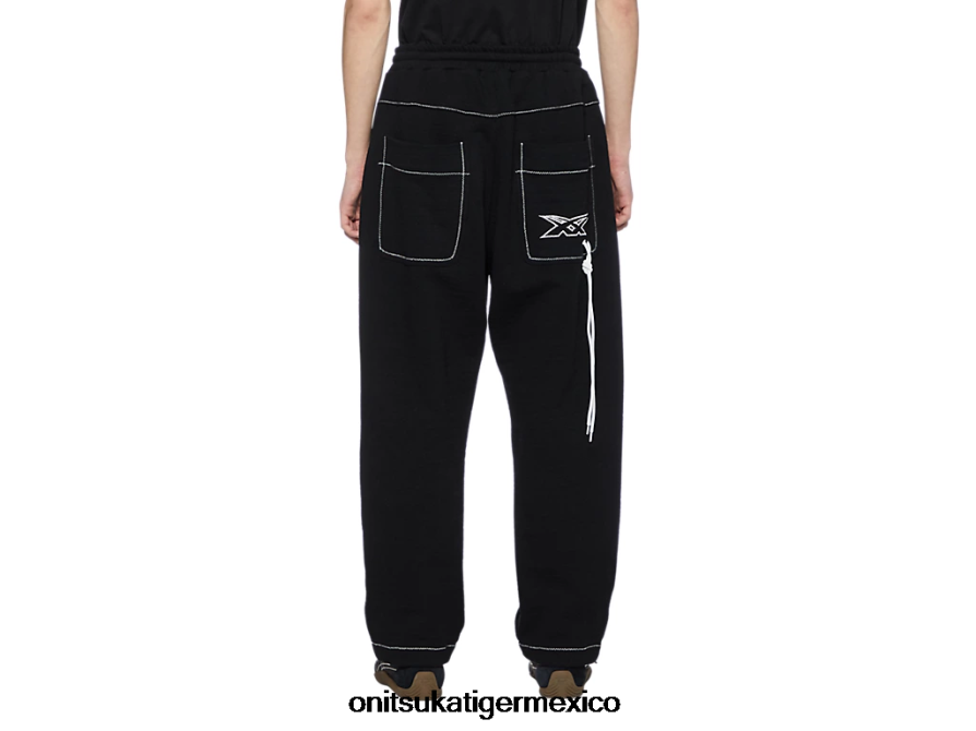 Onitsuka Tiger ropa 4P8D6N393 negro hombres pantalones