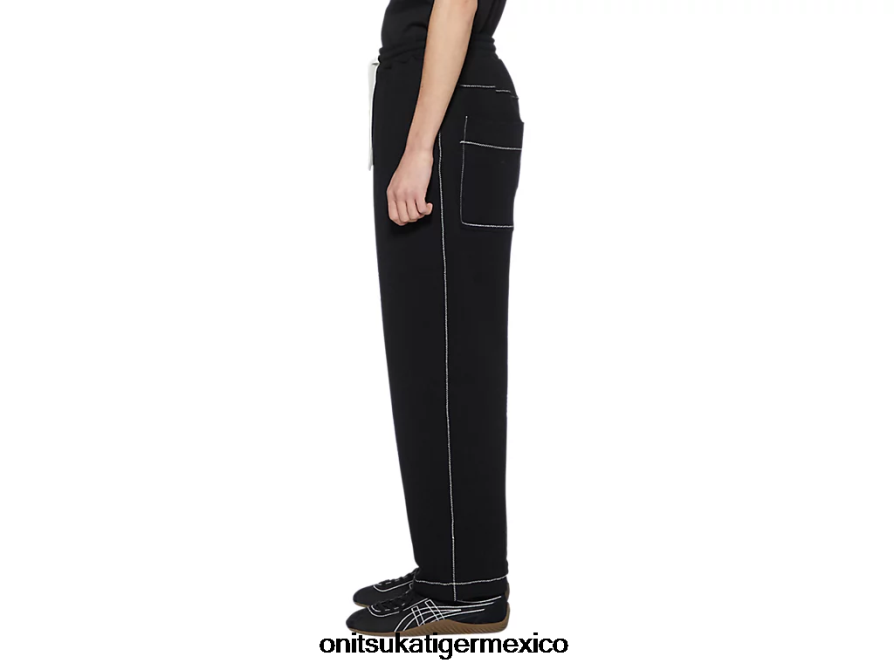 Onitsuka Tiger ropa 4P8D6N393 negro hombres pantalones