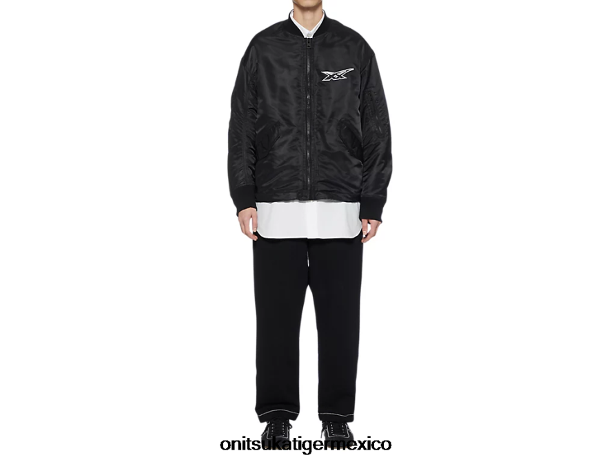 Onitsuka Tiger ropa 4P8D6N393 negro hombres pantalones