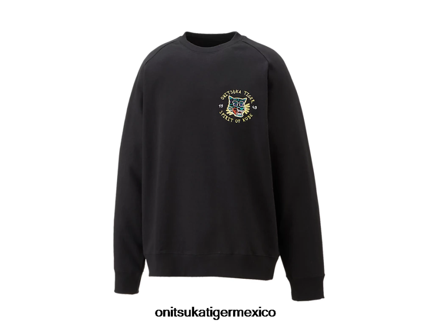 Onitsuka Tiger ropa 4P8D6N394 negro unisexo sudadera