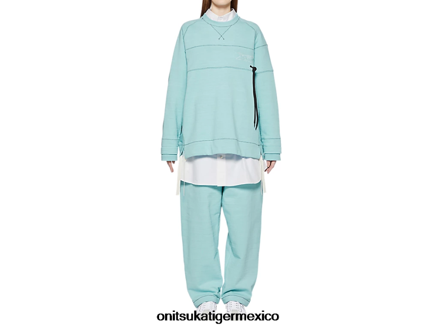 Onitsuka Tiger ropa 4P8D6N396 azul claro unisexo esta arriba