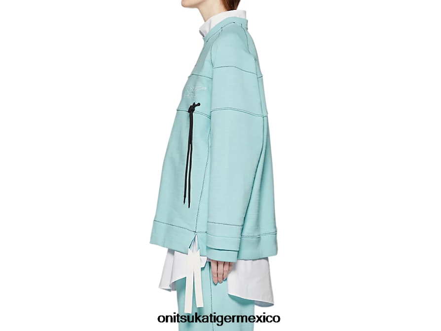 Onitsuka Tiger ropa 4P8D6N396 azul claro unisexo esta arriba