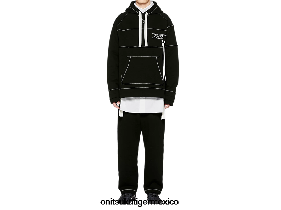 Onitsuka Tiger ropa 4P8D6N397 negro unisexo sudadera