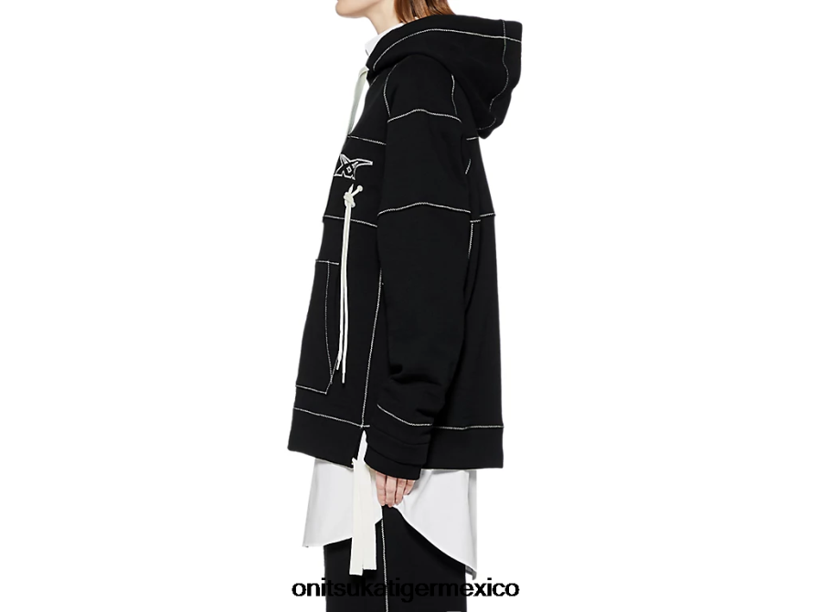 Onitsuka Tiger ropa 4P8D6N397 negro unisexo sudadera