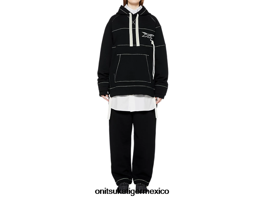Onitsuka Tiger ropa 4P8D6N397 negro unisexo sudadera