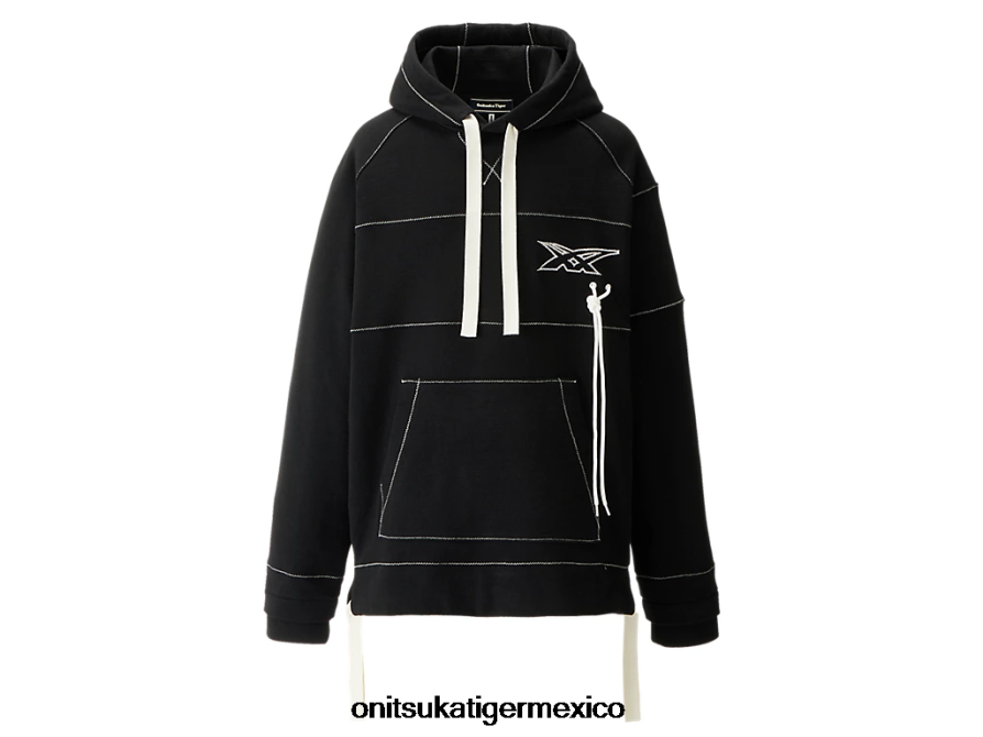 Onitsuka Tiger ropa 4P8D6N397 negro unisexo sudadera