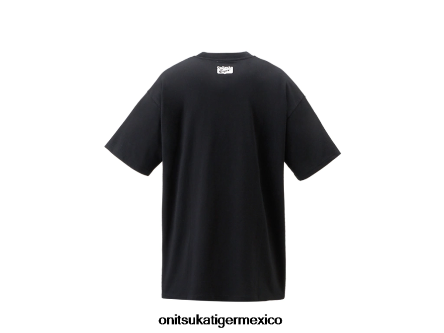 Onitsuka Tiger ropa 4P8D6N400 negro unisexo camiseta gráfica