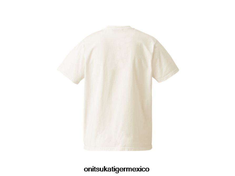 Onitsuka Tiger ropa 4P8D6N402 blanco unisexo camiseta gráfica