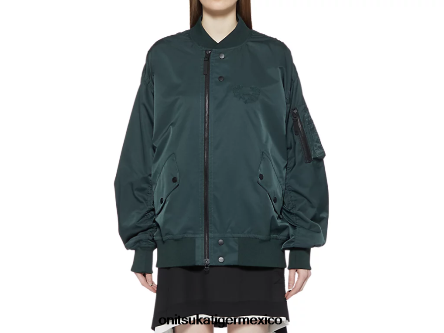 Onitsuka Tiger ropa 4P8D6N408 caqui unisexo chaqueta bomber p