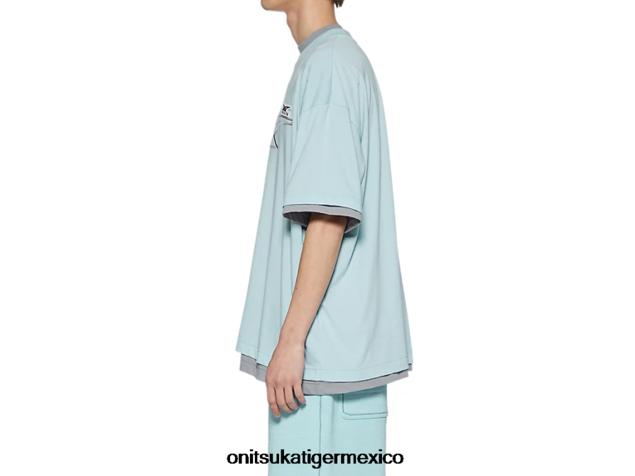 Onitsuka Tiger ropa 4P8D6N411 azul claro/gris unisexo parte superior