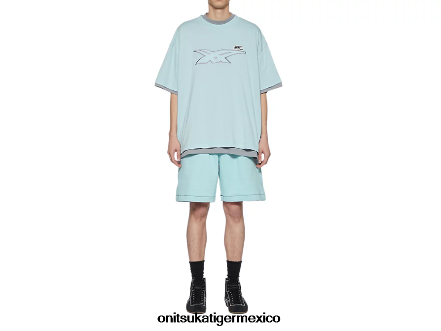 Onitsuka Tiger ropa 4P8D6N411 azul claro/gris unisexo parte superior