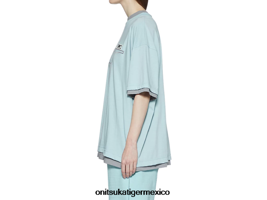 Onitsuka Tiger ropa 4P8D6N411 azul claro/gris unisexo parte superior