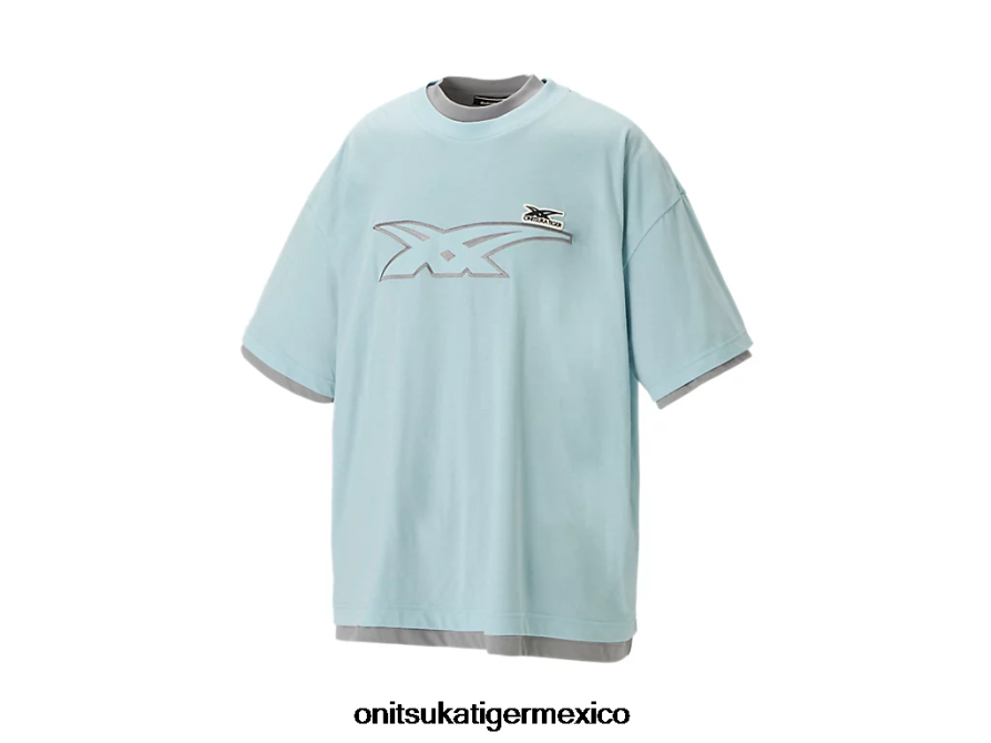 Onitsuka Tiger ropa 4P8D6N411 azul claro/gris unisexo parte superior
