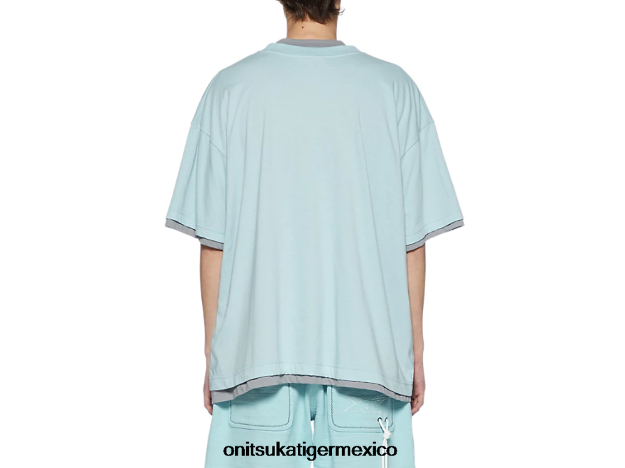 Onitsuka Tiger ropa 4P8D6N411 azul claro/gris unisexo parte superior