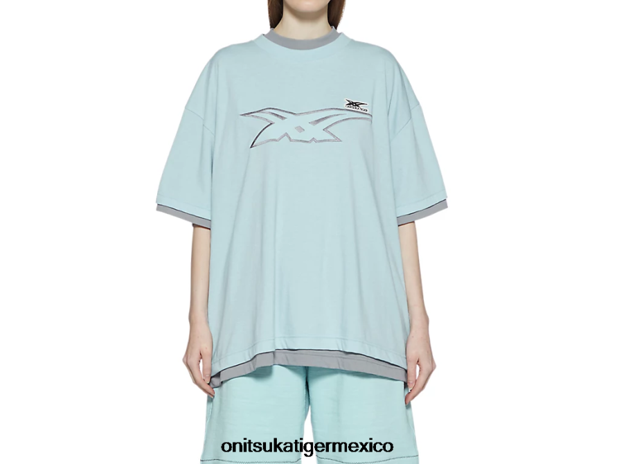 Onitsuka Tiger ropa 4P8D6N411 azul claro/gris unisexo parte superior