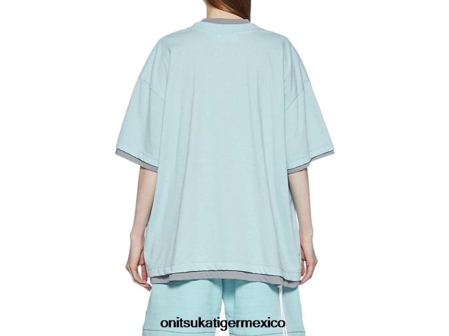 Onitsuka Tiger ropa 4P8D6N411 azul claro/gris unisexo parte superior