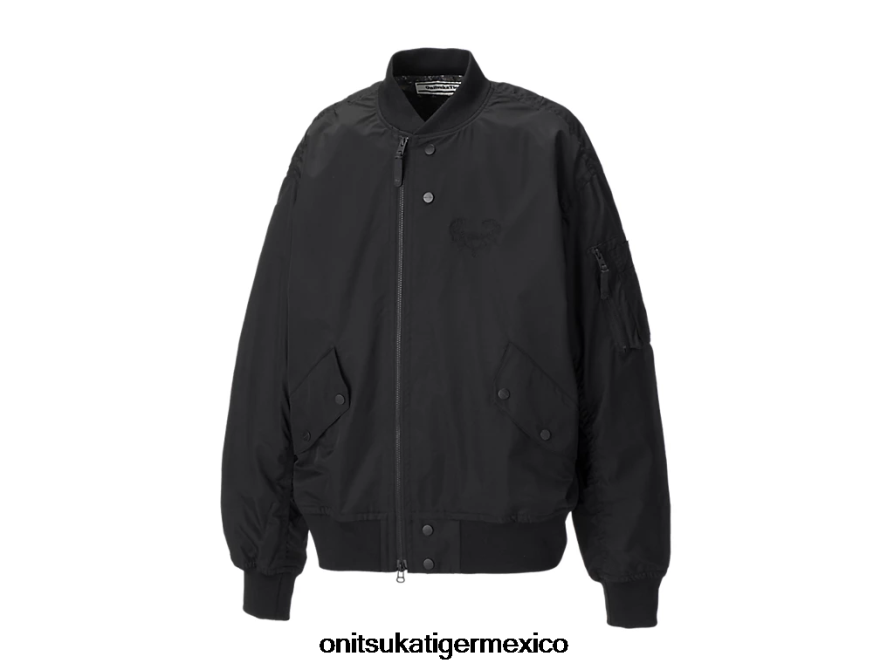 Onitsuka Tiger ropa 4P8D6N415 negro unisexo chaqueta bomber p