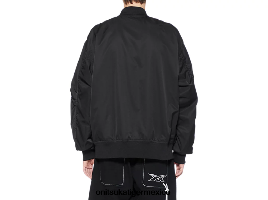 Onitsuka Tiger ropa 4P8D6N415 negro unisexo chaqueta bomber p