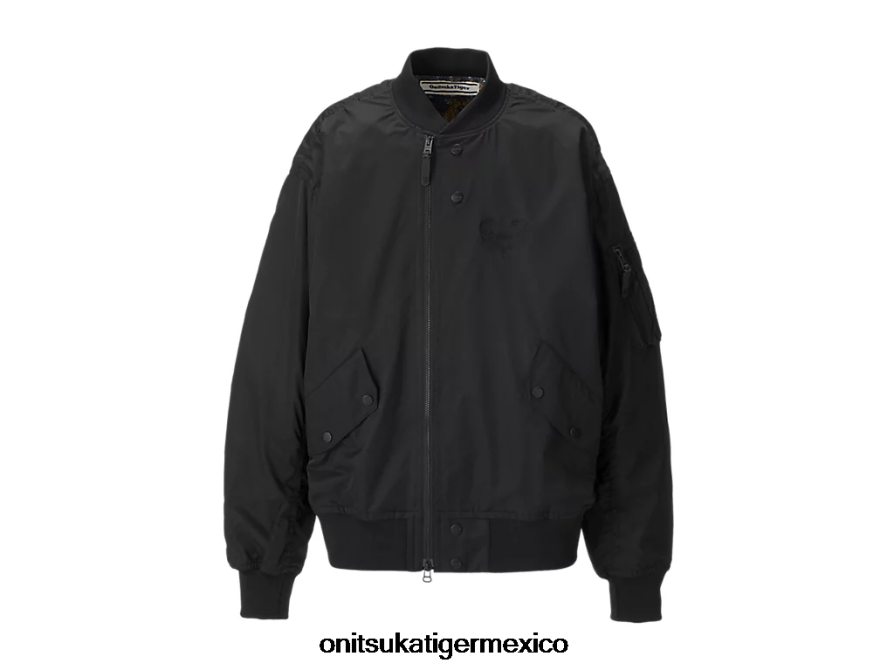 Onitsuka Tiger ropa 4P8D6N415 negro unisexo chaqueta bomber p