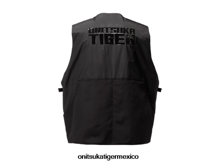 Onitsuka Tiger ropa 4P8D6N417 negro/gris oscuro hombres chaleco