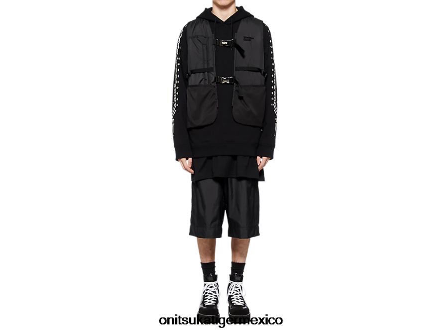 Onitsuka Tiger ropa 4P8D6N417 negro/gris oscuro hombres chaleco