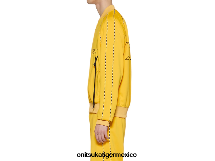 Onitsuka Tiger ropa 4P8D6N418 amarillo unisexo pista superior