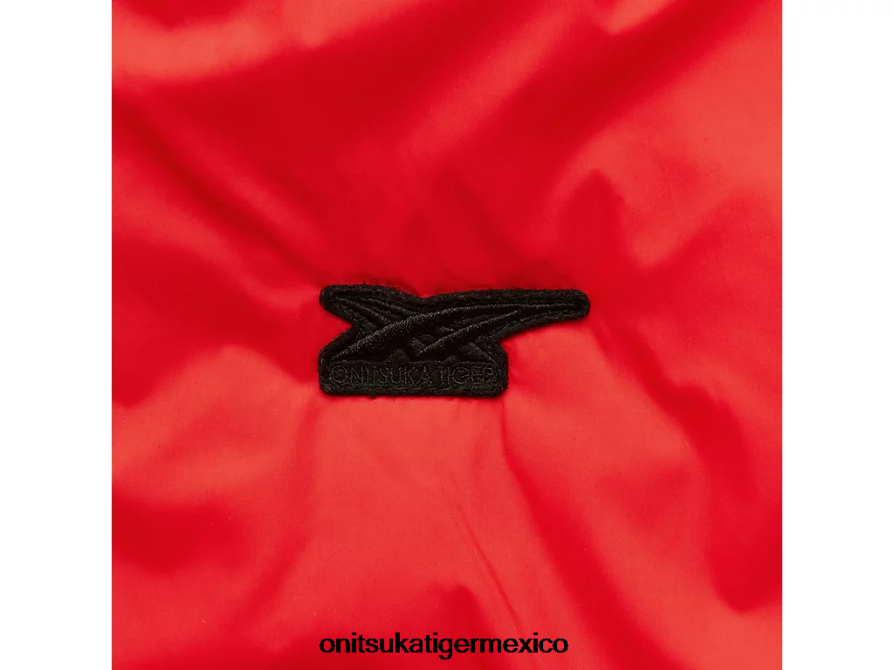 Onitsuka Tiger ropa 4P8D6N419 rojo hombres cazadora holgada