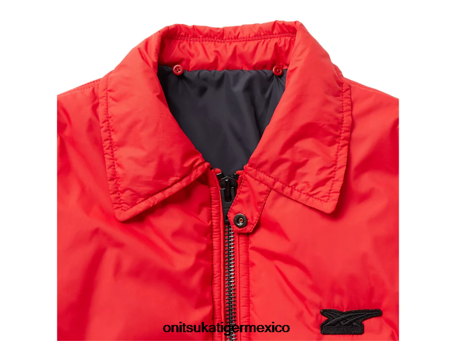 Onitsuka Tiger ropa 4P8D6N419 rojo hombres cazadora holgada