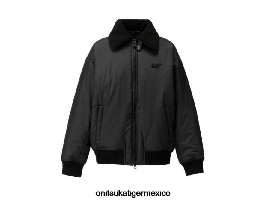 Onitsuka Tiger ropa 4P8D6N420 negro hombres cazadora holgada