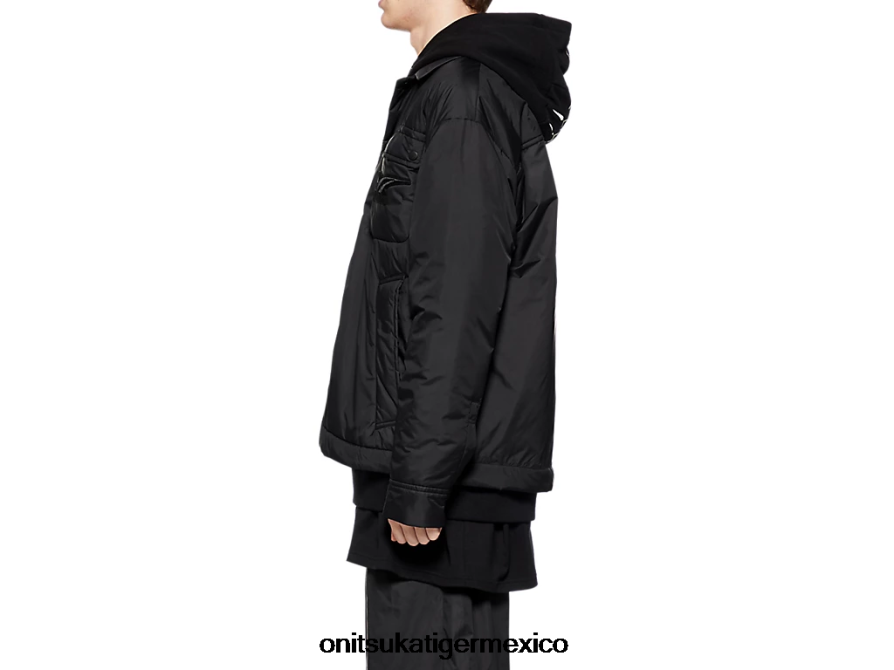 Onitsuka Tiger ropa 4P8D6N421 negro hombres chaqueta