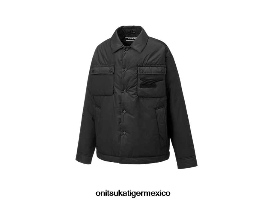 Onitsuka Tiger ropa 4P8D6N421 negro hombres chaqueta