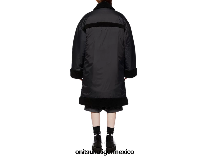 Onitsuka Tiger ropa 4P8D6N422 negro hombres abrigo