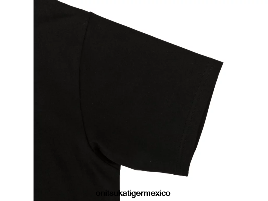 Onitsuka Tiger ropa 4P8D6N424 negro hombres camiseta gráfica