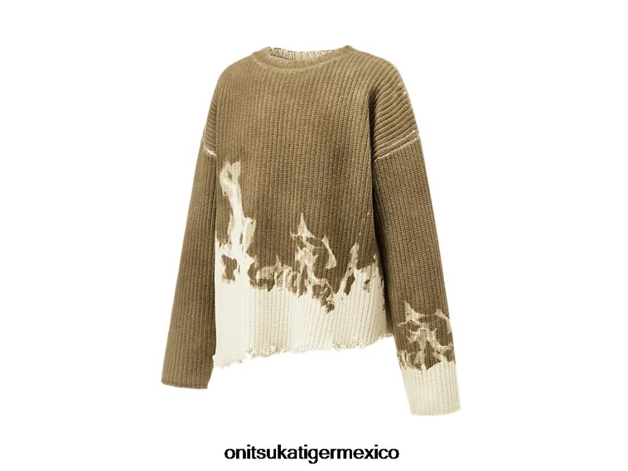 Onitsuka Tiger ropa 4P8D6N428 caqui/blanco hombres de punto superior